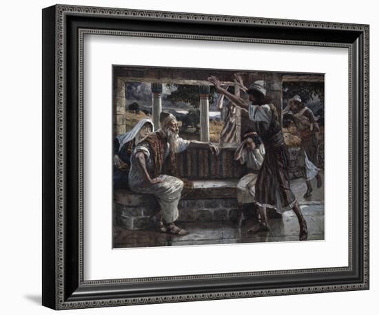 Job Hears Bad Tidings-James Jacques Joseph Tissot-Framed Giclee Print