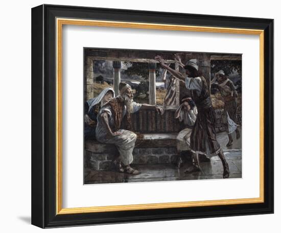 Job Hears Bad Tidings-James Jacques Joseph Tissot-Framed Giclee Print