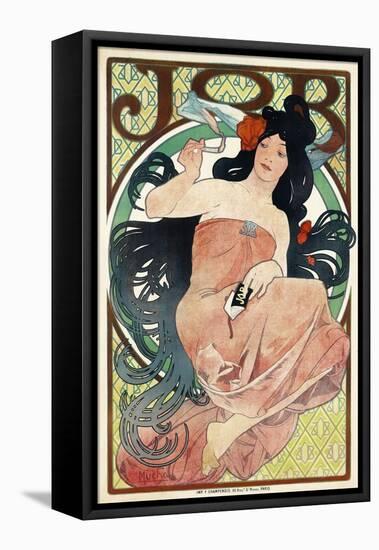 Job Papers by Mucha-null-Framed Premier Image Canvas
