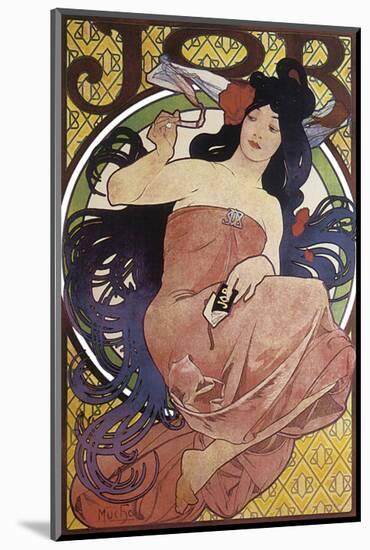 JOB-Alphonse Mucha-Mounted Premium Giclee Print