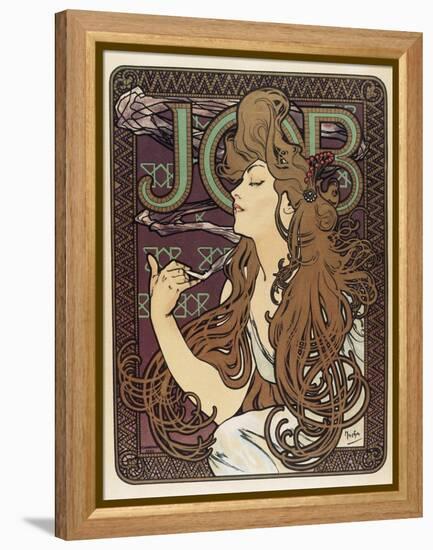 Job-Alphonse Mucha-Framed Stretched Canvas