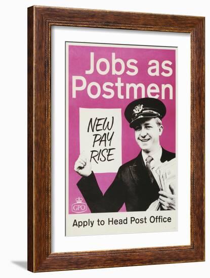 Jobs as Postmen-null-Framed Art Print