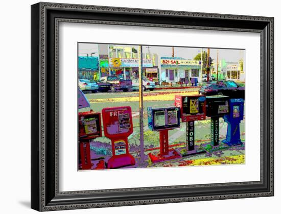 Jobs, Venice Beach, California-Steve Ash-Framed Giclee Print