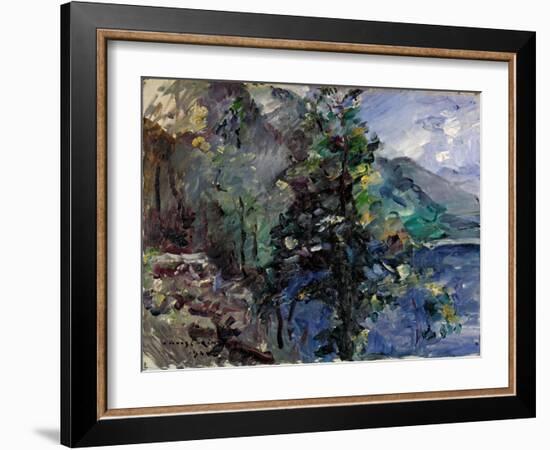 Jochberg at the Lake of Walchensee-Lovis Corinth-Framed Giclee Print