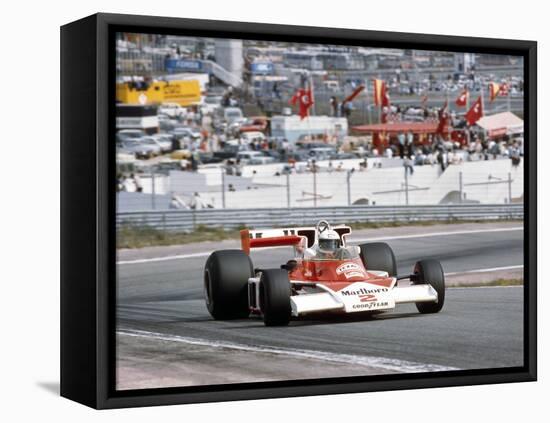 Jochen Mass Racing a Mclaren-Cosworth M23, Spanish Grand Prix, Jarama, Spain, 1977-null-Framed Premier Image Canvas