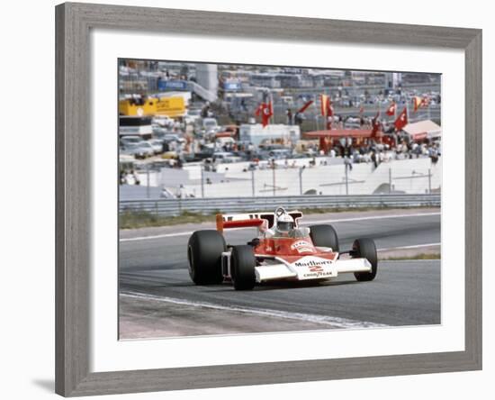 Jochen Mass Racing a Mclaren-Cosworth M23, Spanish Grand Prix, Jarama, Spain, 1977-null-Framed Photographic Print