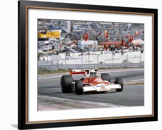 Jochen Mass Racing a Mclaren-Cosworth M23, Spanish Grand Prix, Jarama, Spain, 1977-null-Framed Photographic Print