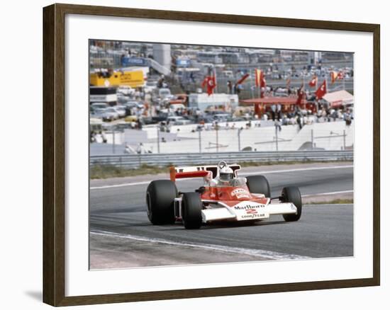 Jochen Mass Racing a Mclaren-Cosworth M23, Spanish Grand Prix, Jarama, Spain, 1977-null-Framed Photographic Print