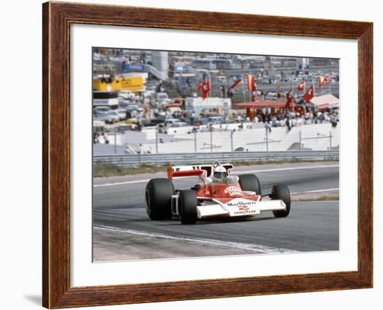 Jochen Mass Racing a Mclaren-Cosworth M23, Spanish Grand Prix, Jarama, Spain, 1977-null-Framed Photographic Print