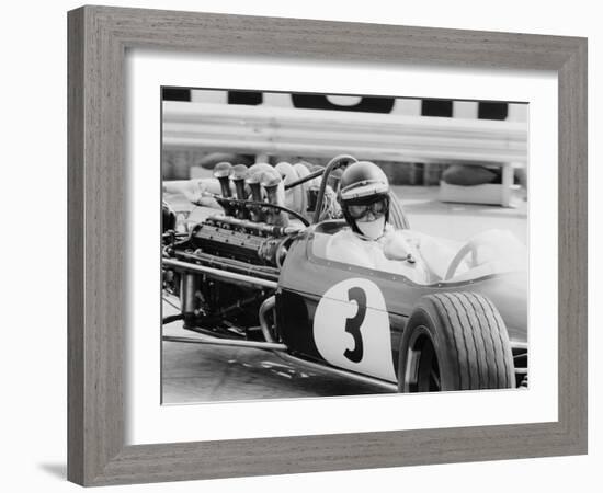 Jochen Rindt, Monaco Grand Prix, 1968-null-Framed Photographic Print