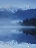 Lake Matheson, Mount Tasman and Mount Cook, Westland Tai Poutini National Park, New Zealand-Jochen Schlenker-Photographic Print