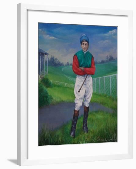 Jockey, Bill Smith Derby Winner, 1975-Bettina Shaw-Lawrence-Framed Giclee Print