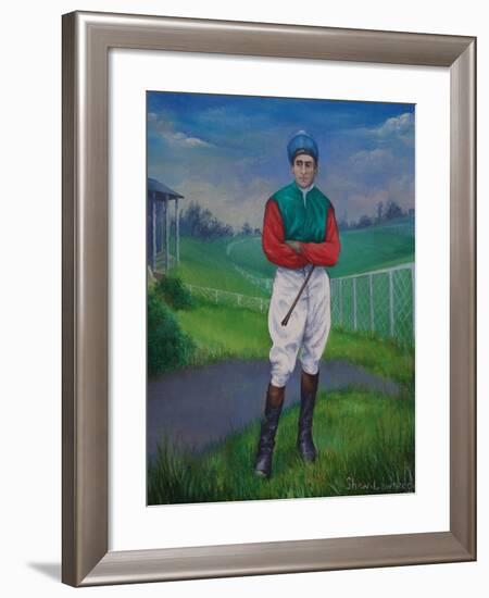 Jockey, Bill Smith Derby Winner, 1975-Bettina Shaw-Lawrence-Framed Giclee Print