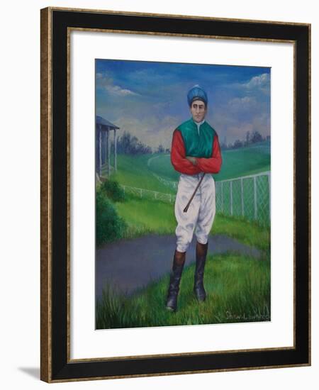 Jockey, Bill Smith Derby Winner, 1975-Bettina Shaw-Lawrence-Framed Giclee Print