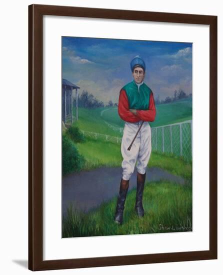 Jockey, Bill Smith Derby Winner, 1975-Bettina Shaw-Lawrence-Framed Giclee Print