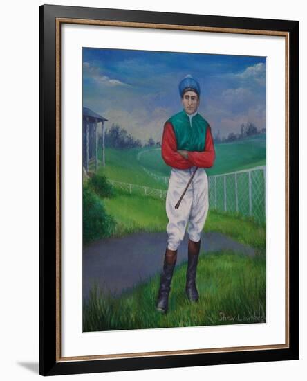 Jockey, Bill Smith Derby Winner, 1975-Bettina Shaw-Lawrence-Framed Giclee Print