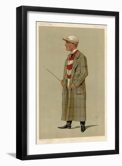Jockey, HM Cannon VF 1891-Leslie Ward-Framed Art Print