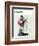 "Jockey Weighing In" Saturday Evening Post Cover, June 28,1958-Norman Rockwell-Framed Giclee Print