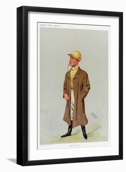 Jockey, William Higgs VF-Leslie Ward-Framed Art Print