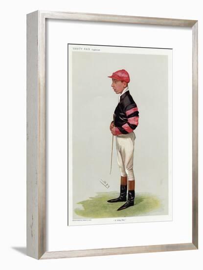 Jockey, WT Templeman VF-Leslie Ward-Framed Art Print