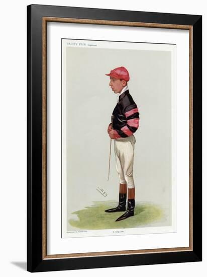 Jockey, WT Templeman VF-Leslie Ward-Framed Art Print