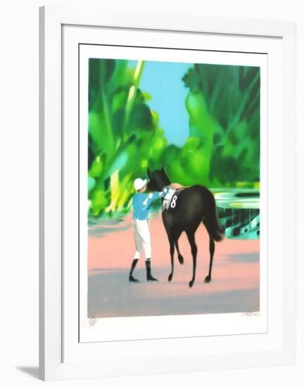 Jockey-Alfred Defossez-Framed Limited Edition