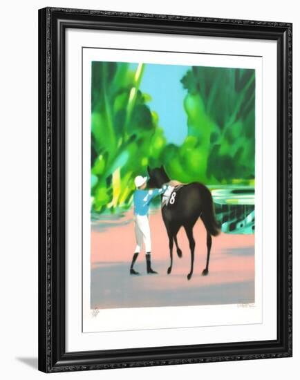 Jockey-Alfred Defossez-Framed Limited Edition