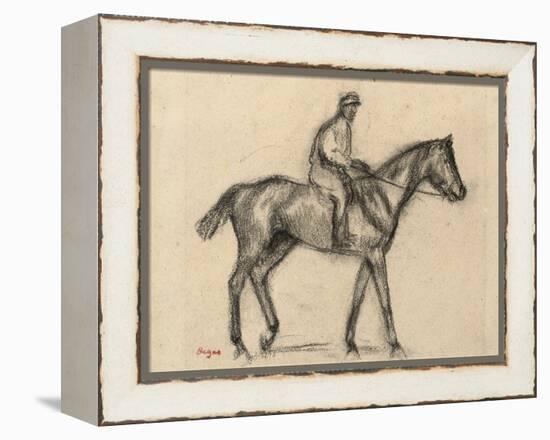 Jockey-Edgar Degas-Framed Premier Image Canvas