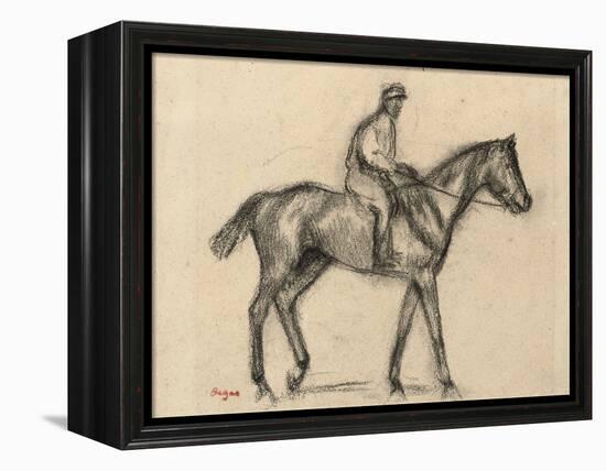 Jockey-Edgar Degas-Framed Premier Image Canvas