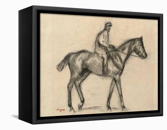 Jockey-Edgar Degas-Framed Premier Image Canvas