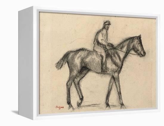 Jockey-Edgar Degas-Framed Premier Image Canvas