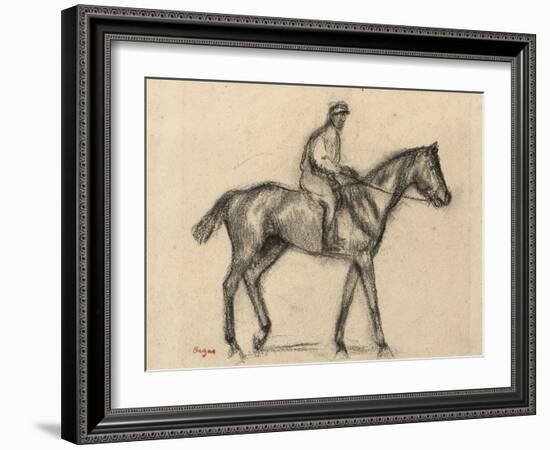 Jockey-Edgar Degas-Framed Giclee Print