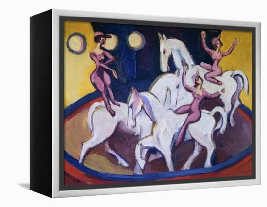 Jockeyakt-Ernst Ludwig Kirchner-Framed Premier Image Canvas