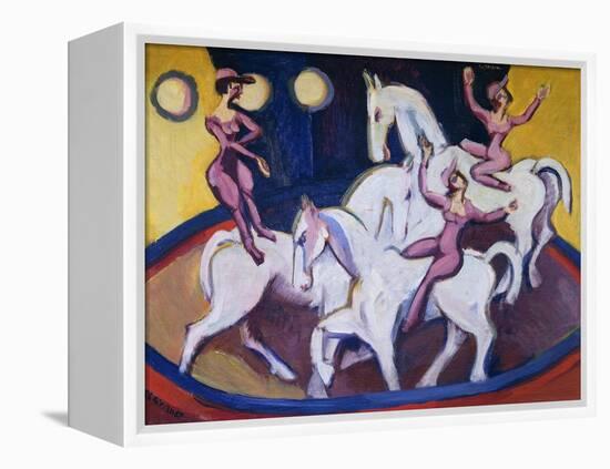 Jockeyakt-Ernst Ludwig Kirchner-Framed Premier Image Canvas