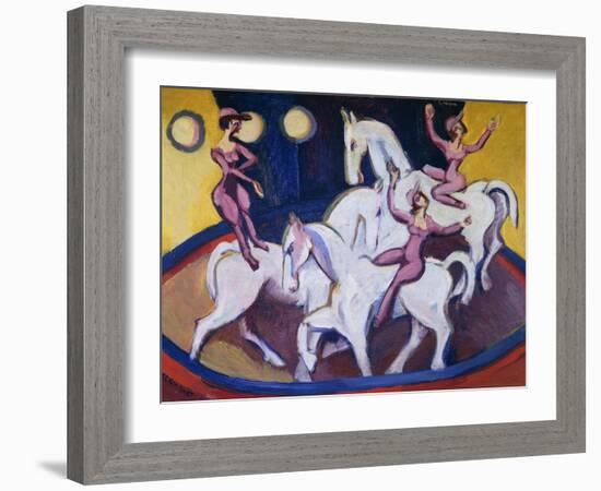 Jockeyakt-Ernst Ludwig Kirchner-Framed Giclee Print