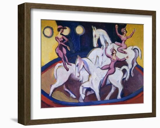 Jockeyakt-Ernst Ludwig Kirchner-Framed Giclee Print