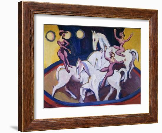 Jockeyakt-Ernst Ludwig Kirchner-Framed Giclee Print