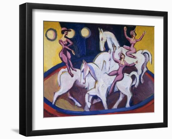 Jockeyakt-Ernst Ludwig Kirchner-Framed Giclee Print