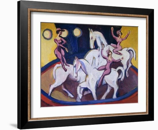 Jockeyakt-Ernst Ludwig Kirchner-Framed Giclee Print