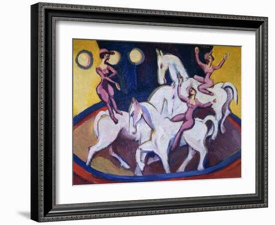 Jockeyakt-Ernst Ludwig Kirchner-Framed Giclee Print