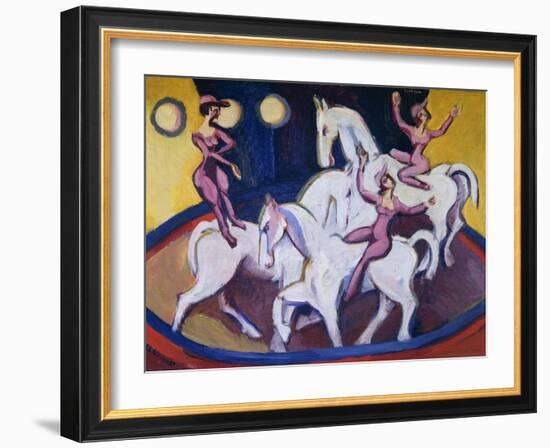 Jockeyakt-Ernst Ludwig Kirchner-Framed Giclee Print