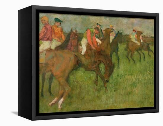 Jockeys, 1886-90-Edgar Degas-Framed Premier Image Canvas