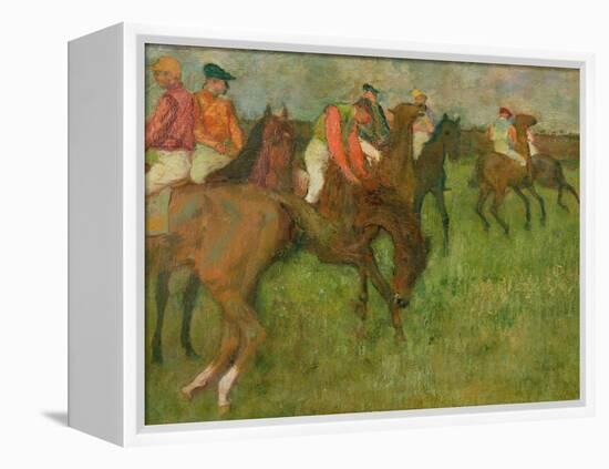 Jockeys, 1886-90-Edgar Degas-Framed Premier Image Canvas
