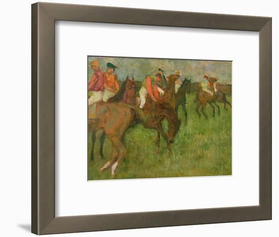 Jockeys, 1886-90-Edgar Degas-Framed Premium Giclee Print