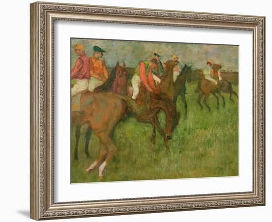 Jockeys, 1886-90-Edgar Degas-Framed Giclee Print