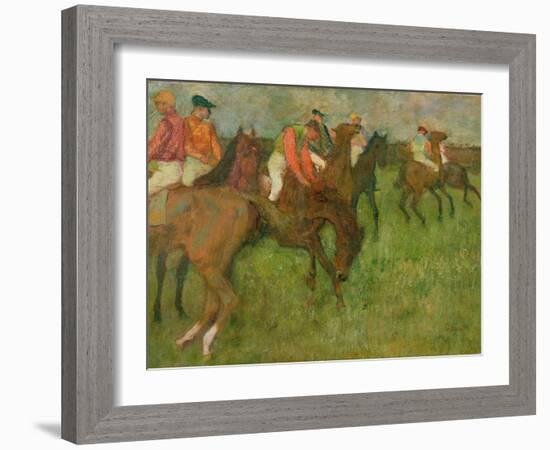 Jockeys, 1886-90-Edgar Degas-Framed Giclee Print