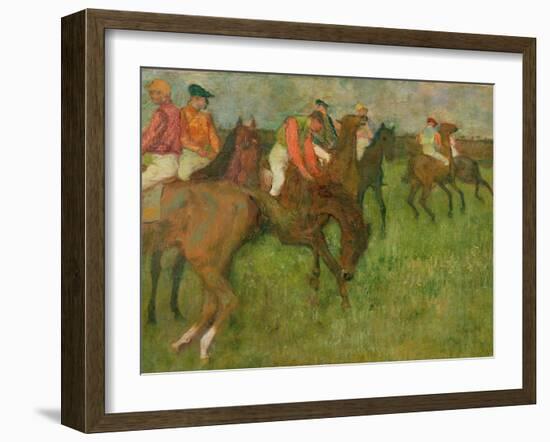 Jockeys, 1886-90-Edgar Degas-Framed Giclee Print