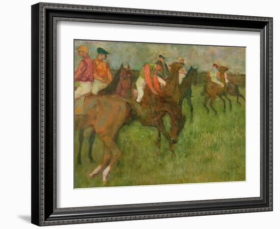 Jockeys, 1886-90-Edgar Degas-Framed Giclee Print