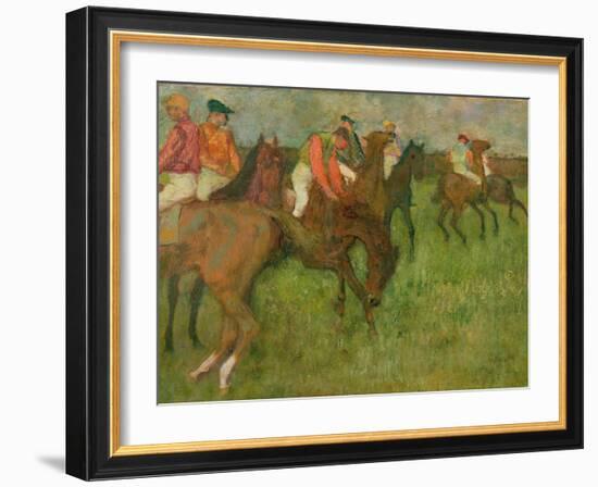 Jockeys, 1886-90-Edgar Degas-Framed Giclee Print