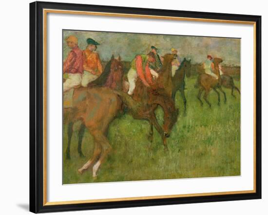 Jockeys, 1886-90-Edgar Degas-Framed Giclee Print